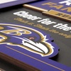 image:imageYouTheFan Officiallylicensed NFL Fan Rules Wall Art multiple layers humorous team artwork sports fan motto showcases funny rules indoor decorBaltimore Ravens