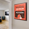 image:imageYouTheFan Officiallylicensed NFL Fan Rules Wall Art multiple layers humorous team artwork sports fan motto showcases funny rules indoor decorCleveland Browns