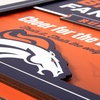 image:imageYouTheFan Officiallylicensed NFL Fan Rules Wall Art multiple layers humorous team artwork sports fan motto showcases funny rules indoor decorDenver Broncos