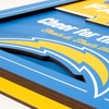image:imageYouTheFan Officiallylicensed NFL Fan Rules Wall Art multiple layers humorous team artwork sports fan motto showcases funny rules indoor decorLos Angeles Chargers