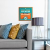 image:imageYouTheFan Officiallylicensed NFL Fan Rules Wall Art multiple layers humorous team artwork sports fan motto showcases funny rules indoor decorMiami Dolphins