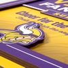 image:imageYouTheFan Officiallylicensed NFL Fan Rules Wall Art multiple layers humorous team artwork sports fan motto showcases funny rules indoor decorMinnesota Vikings