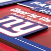 image:imageYouTheFan Officiallylicensed NFL Fan Rules Wall Art multiple layers humorous team artwork sports fan motto showcases funny rules indoor decorNew York Giants