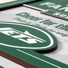 image:imageYouTheFan Officiallylicensed NFL Fan Rules Wall Art multiple layers humorous team artwork sports fan motto showcases funny rules indoor decorNew York Jets