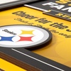 image:imageYouTheFan Officiallylicensed NFL Fan Rules Wall Art multiple layers humorous team artwork sports fan motto showcases funny rules indoor decorPittsburgh Steelers