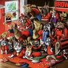 image:imageYouTheFan Officiallylicensed NFL Purebred 3D Wall Art  Humorous original handdrawn cartoon artwork multilayer funny gift indoor team decorCleveland Browns