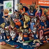 image:imageYouTheFan Officiallylicensed NFL Purebred 3D Wall Art  Humorous original handdrawn cartoon artwork multilayer funny gift indoor team decorDenver Broncos