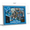 image:imageYouTheFan Officiallylicensed NFL Purebred 3D Wall Art  Humorous original handdrawn cartoon artwork multilayer funny gift indoor team decorDetroit Lions