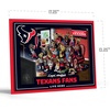 image:imageYouTheFan Officiallylicensed NFL Purebred 3D Wall Art  Humorous original handdrawn cartoon artwork multilayer funny gift indoor team decorHouston Texans