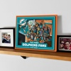 image:imageYouTheFan Officiallylicensed NFL Purebred 3D Wall Art  Humorous original handdrawn cartoon artwork multilayer funny gift indoor team decorMiami Dolphins