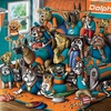 image:imageYouTheFan Officiallylicensed NFL Purebred 3D Wall Art  Humorous original handdrawn cartoon artwork multilayer funny gift indoor team decorMiami Dolphins