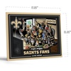 image:imageYouTheFan Officiallylicensed NFL Purebred 3D Wall Art  Humorous original handdrawn cartoon artwork multilayer funny gift indoor team decorNew Orleans Saints