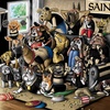 image:imageYouTheFan Officiallylicensed NFL Purebred 3D Wall Art  Humorous original handdrawn cartoon artwork multilayer funny gift indoor team decorNew Orleans Saints