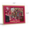 image:imageYouTheFan Officiallylicensed NFL Purebred 3D Wall Art  Humorous original handdrawn cartoon artwork multilayer funny gift indoor team decorSan Francisco 49ers