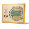 image:imageYouTheFan NCAA Butler Bulldogs 5Layer StadiumView 3D Wall Art  Hinkle FieldhouseMissouri Tigers