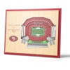 image:imageYouTheFan NFL 5Layer StadiumView Wall ArtSan Francisco 49ers