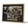 image:imageYouTheFan Officiallylicensed NFL Purebred 3D Wall Art  Humorous original handdrawn cartoon artwork multilayer funny gift indoor team decorNew Orleans Saints
