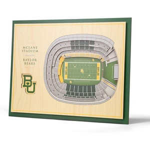 image:imageYouTheFan NCAA Butler Bulldogs 5Layer StadiumView 3D Wall Art  Hinkle FieldhouseBaylor Bears