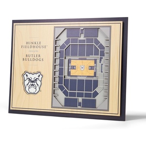 image:imageYouTheFan NCAA Butler Bulldogs 5Layer StadiumView 3D Wall Art  Hinkle FieldhouseButler Bulldogs