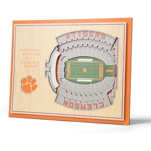 image:imageYouTheFan NCAA Butler Bulldogs 5Layer StadiumView 3D Wall Art  Hinkle FieldhouseClemson Tigers
