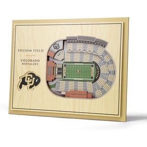 image:imageYouTheFan NCAA Butler Bulldogs 5Layer StadiumView 3D Wall Art  Hinkle FieldhouseColorado Buffaloes