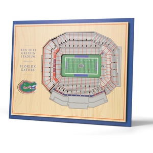 image:imageYouTheFan NCAA Butler Bulldogs 5Layer StadiumView 3D Wall Art  Hinkle FieldhouseFlorida Gators
