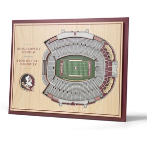 image:imageYouTheFan NCAA Butler Bulldogs 5Layer StadiumView 3D Wall Art  Hinkle FieldhouseFlorida State Seminoles