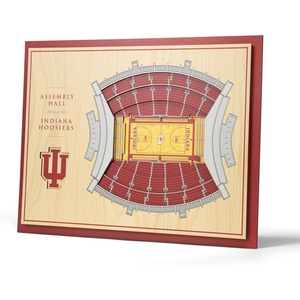 image:imageYouTheFan NCAA Butler Bulldogs 5Layer StadiumView 3D Wall Art  Hinkle FieldhouseIndiana Hoosiers