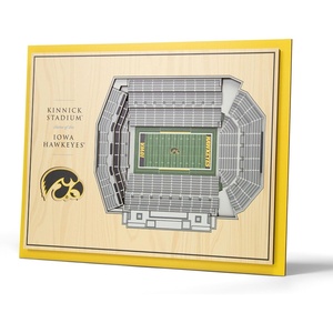 image:imageYouTheFan NCAA Butler Bulldogs 5Layer StadiumView 3D Wall Art  Hinkle FieldhouseIowa Hawkeyes