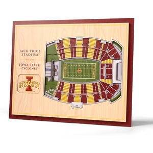 image:imageYouTheFan NCAA Butler Bulldogs 5Layer StadiumView 3D Wall Art  Hinkle FieldhouseIowa State Cyclones