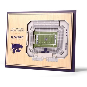 image:imageYouTheFan NCAA Butler Bulldogs 5Layer StadiumView 3D Wall Art  Hinkle FieldhouseKansas State Wildcats
