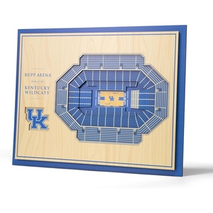 image:imageYouTheFan NCAA Butler Bulldogs 5Layer StadiumView 3D Wall Art  Hinkle FieldhouseKentucky Wildcats