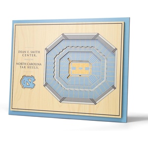 image:imageYouTheFan NCAA Butler Bulldogs 5Layer StadiumView 3D Wall Art  Hinkle FieldhouseNorth Carolina Tar Heels