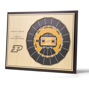 image:imageYouTheFan NCAA Butler Bulldogs 5Layer StadiumView 3D Wall Art  Hinkle FieldhousePurdue Boilermakers BB