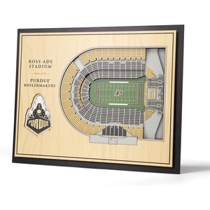 image:imageYouTheFan NCAA Butler Bulldogs 5Layer StadiumView 3D Wall Art  Hinkle FieldhousePurdue Boilermakers FB