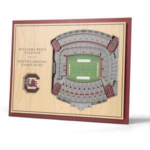 image:imageYouTheFan NCAA Butler Bulldogs 5Layer StadiumView 3D Wall Art  Hinkle FieldhouseSouth Carolina Gamecocks
