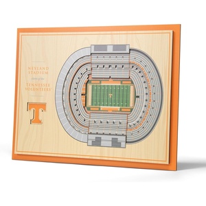 image:imageYouTheFan NCAA Butler Bulldogs 5Layer StadiumView 3D Wall Art  Hinkle FieldhouseTennessee Volunteers