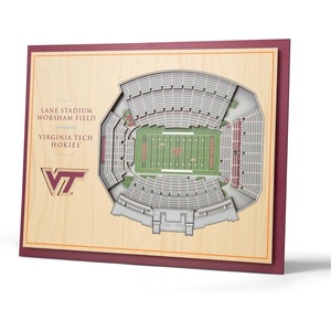 image:imageYouTheFan NCAA Butler Bulldogs 5Layer StadiumView 3D Wall Art  Hinkle FieldhouseVirginia Tech Hokies