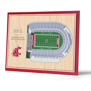 image:imageYouTheFan NCAA Butler Bulldogs 5Layer StadiumView 3D Wall Art  Hinkle FieldhouseWashington State Cougars