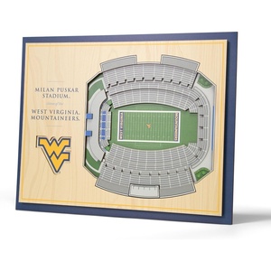 image:imageYouTheFan NCAA Butler Bulldogs 5Layer StadiumView 3D Wall Art  Hinkle FieldhouseWest Virginia Mountaineers