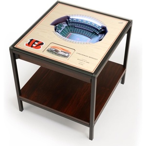 image:imageYouTheFan NFL 25Layer StadiumViews Lighted End TableCincinnati Bengals