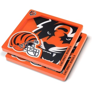 image:imageYouTheFan NFL 3D Logo Series CoasterCincinnati Bengals