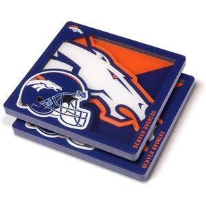 image:imageYouTheFan NFL 3D Logo Series CoasterDenver Broncos