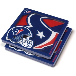 image:imageYouTheFan NFL 3D Logo Series CoasterHouston Texans