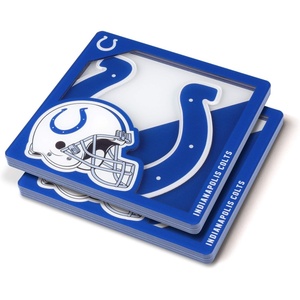 image:imageYouTheFan NFL 3D Logo Series CoasterIndianapolis Colts