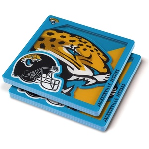 image:imageYouTheFan NFL 3D Logo Series CoasterJacksonville Jaguars