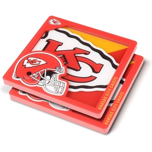 image:imageYouTheFan NFL 3D Logo Series CoasterKansas City Chiefs