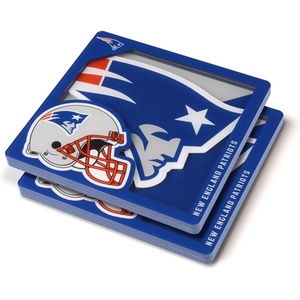 image:imageYouTheFan NFL 3D Logo Series CoasterNew England Patriots