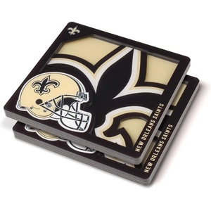 image:imageYouTheFan NFL 3D Logo Series CoasterNew Orleans Saints