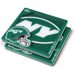 image:imageYouTheFan NFL 3D Logo Series CoasterNew York Jets